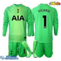 Tottenham Hotspur Guglielmo Vicario #1 Goalkeeper Replica Home Minikit 2025-26 Long Sleeve (+ pants)
